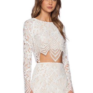 Guava Lace Set (White)